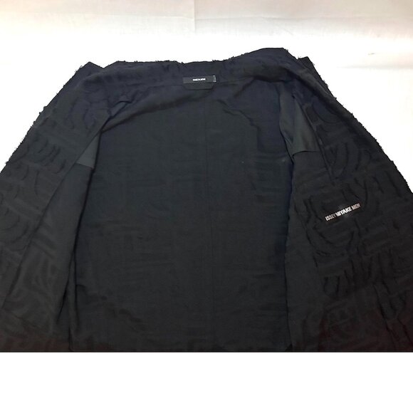ISSEY MIYAKE MEN, "Final Markdown" Black Jacket Blazer, 2 Buttons, Size 4 - L - Picture 6 of 9